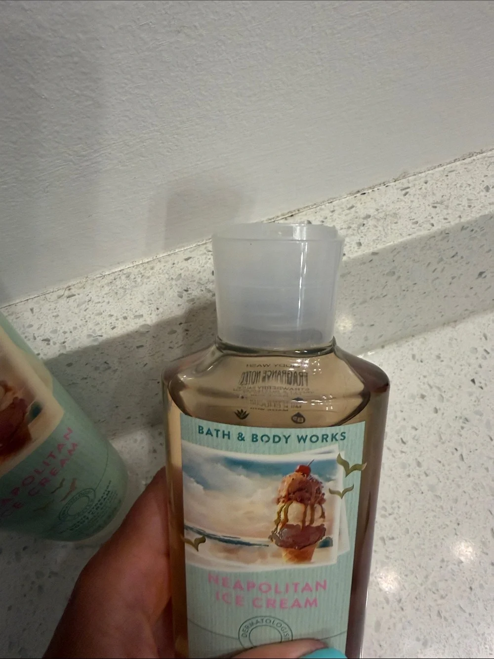 Bath and body works  Neapolitan, ice cream, shower gel and lotion set
